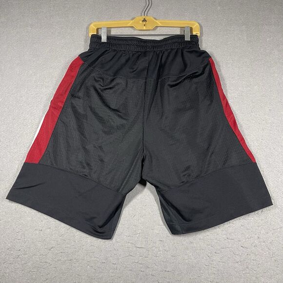 Jordan Shorts Mens Large Black Ready Jumpman Basketball Hoop Embroidered 2011 - Picture 9 of 12